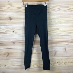 Girlfriend Collective Tights Small Black High Rise Active Gym